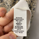 LAURA WOMEN'S PLUS DRESS cream blue black patterned 20