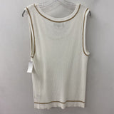 JNY jones new york WOMEN'S PLUS TOP white fawn 3X