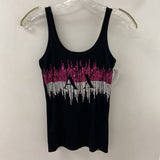 A/X armani exchange WOMEN'S TANK/CAMI black pink silver S