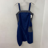 PAOLO TRICOT WOMEN'S DRESS navy grey M