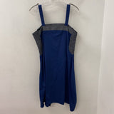 PAOLO TRICOT WOMEN'S DRESS navy grey M