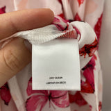 JNY jones new york WOMEN'S BLOUSE/SHIRT white pink butterfly print 16W