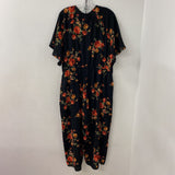 MICHELSTUDIO collection WOMEN'S PLUS DRESS black orange floral 22