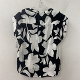 Northern Reflections WOMEN'S BLOUSE/SHIRT white black print M