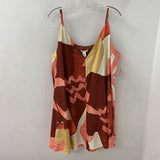 H&M WOMEN'S PLUS DRESS red [oml crea, XXL