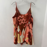 H&M WOMEN'S PLUS DRESS red [oml crea, XXL