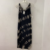 RD STYLE WOMEN'S DRESS grey black tiedye M