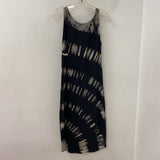 RD STYLE WOMEN'S DRESS grey black tiedye M