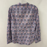 J CREW WOMEN'S BLOUSE/SHIRT white lilac pink multi floral 8