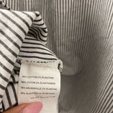 MICHELSTUDIO collection WOMEN'S PLUS TOP white black stripe 22