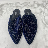 ZARA WOMEN'S FOOTWEAR navy 38