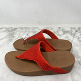 FITFLOP WOMEN'S SANDALS red sparkle 9