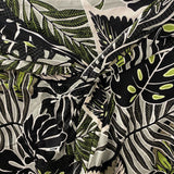 OLSEN WOMEN'S SKIRT tropical print w/lime L/14