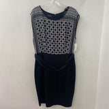 TAIFUN WOMEN'S DRESS black white M/L