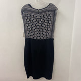 TAIFUN WOMEN'S DRESS black white M/L