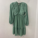 H&M WOMEN'S DRESS frosted mint XS