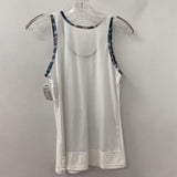 sofibella WOMEN'S ACTIVE TOP white, multi colour trim L