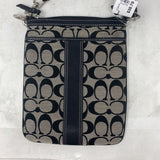 COACH WOMEN'S BAG white black jacqiard