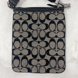 COACH WOMEN'S BAG white black jacqiard