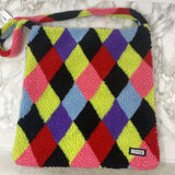 WOMEN'S BAG multi colour argyle