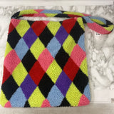 WOMEN'S BAG multi colour argyle