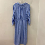 ZARA WOMEN'S DRESS blue white stripe L