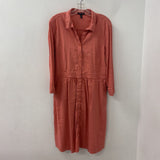 EILEEN FISHER WOMEN'S DRESS coral M
