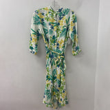 VICCI WOMEN'S DRESS white blue green yellow S/38
