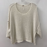 FREE PEOPLE WOMEN'S SWEATER white XS