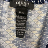 OLSEN WOMEN'S DRESS BLUE BLACK BEIGE xl/16