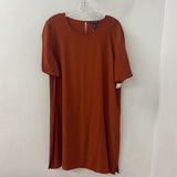 EILEEN FISHER WOMEN'S DRESS orange L