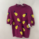MAEVE WOMEN'S SWEATER pink yellow navy L