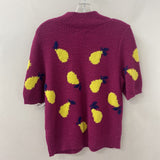 MAEVE WOMEN'S SWEATER pink yellow navy L