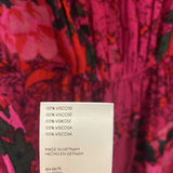 FREE PEOPLE WOMEN'S BLOUSE/SHIRT red pink print M