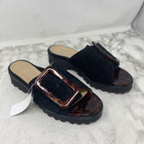 RON WHITE WOMEN'S SANDALS black tortoiseshell 37.5