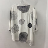 WOMEN'S TOP white black XL