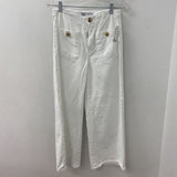ZARA WOMEN'S JEANS white gold 6
