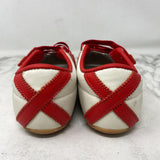 ADIDAS WOMEN'S SNEAKERS cream red 7.5