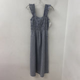 OLD NAVY WOMEN'S DRESS navy cream M