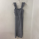 OLD NAVY WOMEN'S DRESS navy cream M