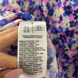 ARMEDANGELS WOMEN'S BLOUSE/SHIRT blue pink yellow floral 10