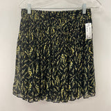 BA&SH WOMEN'S SKIRT black yellow M