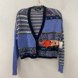 DESIGUAL WOMEN'S CARDIGAN multi w/metallic XS