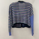 DESIGUAL WOMEN'S CARDIGAN multi w/metallic XS