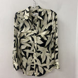 EQUIPMENT WOMEN'S BLOUSE/SHIRT black green cream S