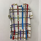 LOVE MOSCHINO WOMEN'S DRESS white red blue purple multi 2