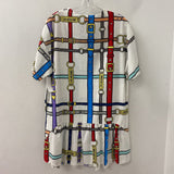 LOVE MOSCHINO WOMEN'S DRESS white red blue purple multi 2