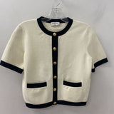 BABATON WOMEN'S CARDIGAN cream black XS