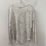 GENERATION LOVE new york WOMEN'S TOP white black grey M