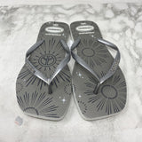 HAVAIANAS WOMEN'S SANDALS silver 11/12